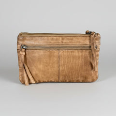 MET Leather Crossbody Bag with Dual Front Zipper Pockets-3