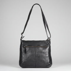 MET Leather Crossbody Bag with Dual Zipper Pockets-8