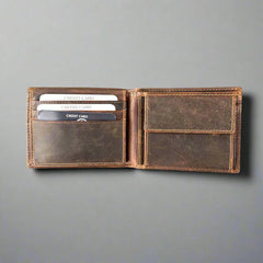 MET Men's Leather Wallet with Coin Pocket-2