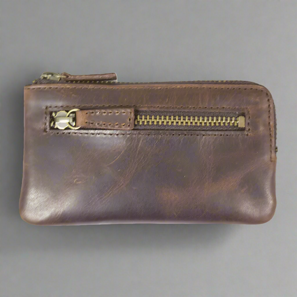 MET Men's Oiled Leather Coin Wallet-2