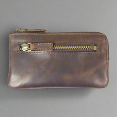 MET Men's Oiled Leather Coin Wallet-2