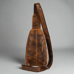 MET Off The Shoulder Leather Chest Bag Backpack-5