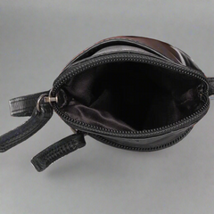 MET Small Leather Crossbody Bag | Compact Phone Bag with Front & Back Pockets-3