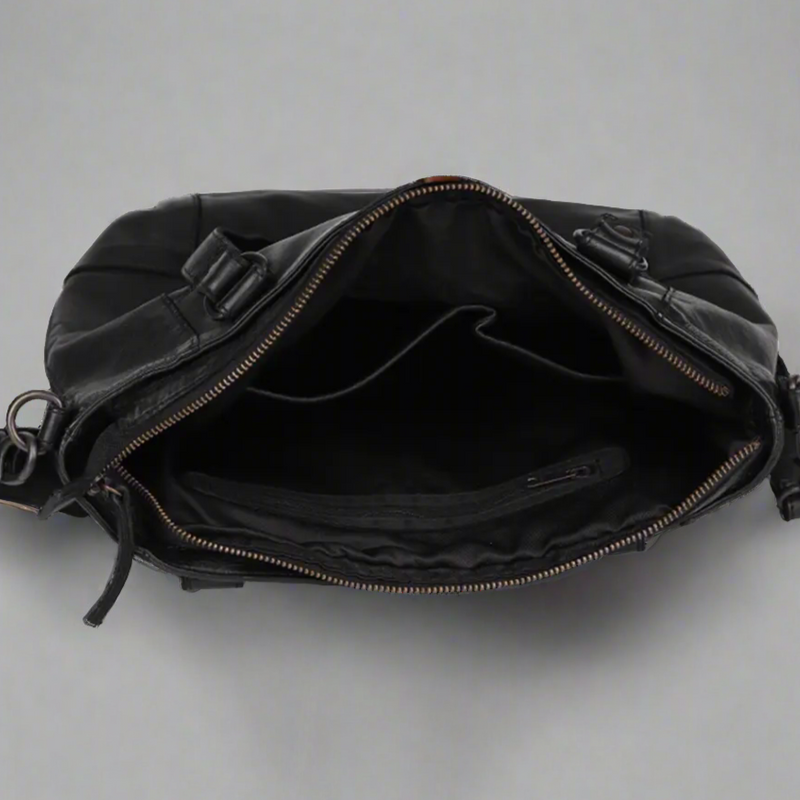 MET Two Handled Leather Sack Handbag-5