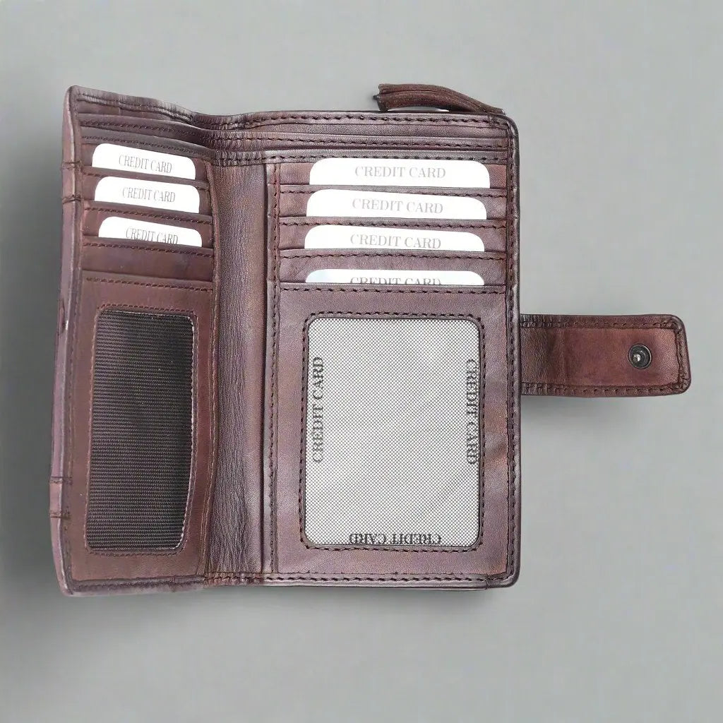 MET Women's Leather Credit Card Wallet-3