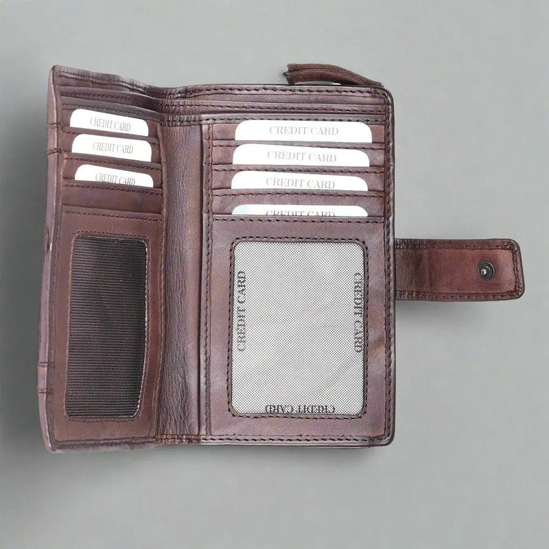 MET Women's Leather Credit Card Wallet-3