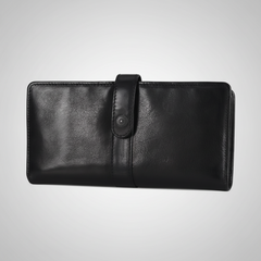 MET Women's Snap Tab Leather Wallet-9