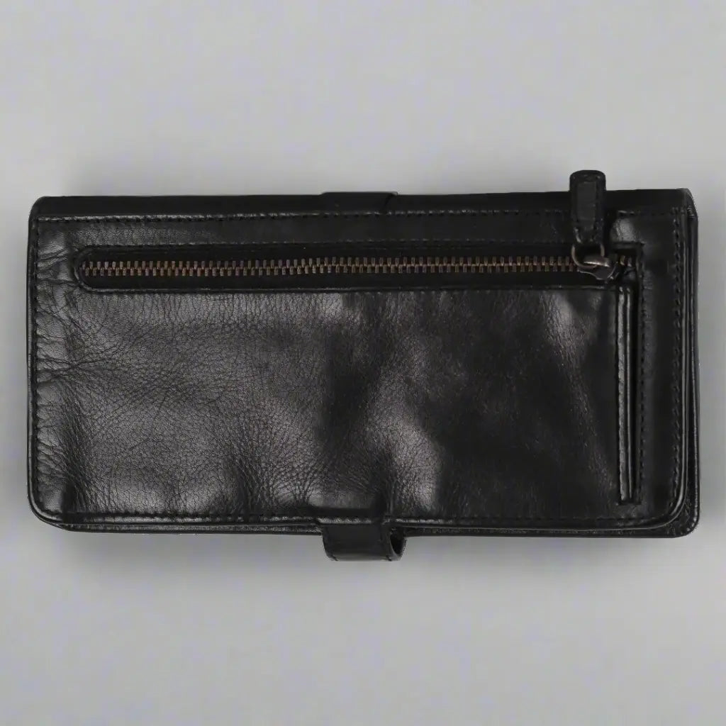 MET Women's Snap Tab Leather Wallet-10