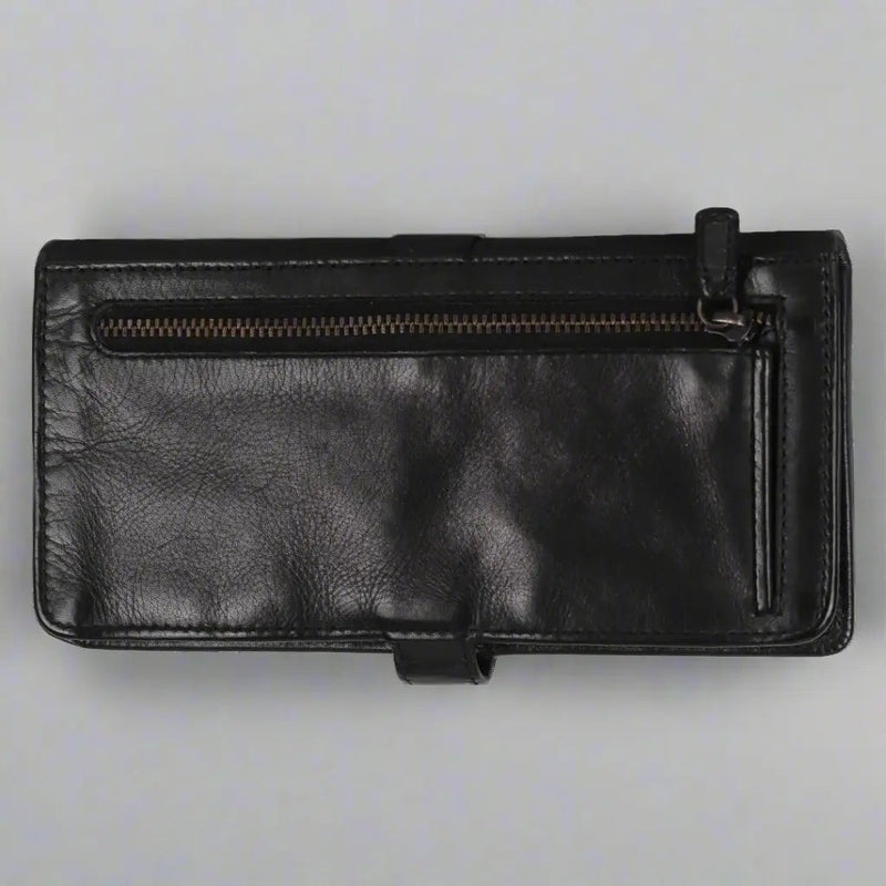 MET Women's Snap Tab Leather Wallet-10