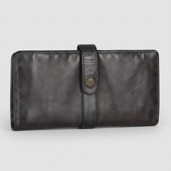 MET Women's Snap Tab Leather Wallet-3