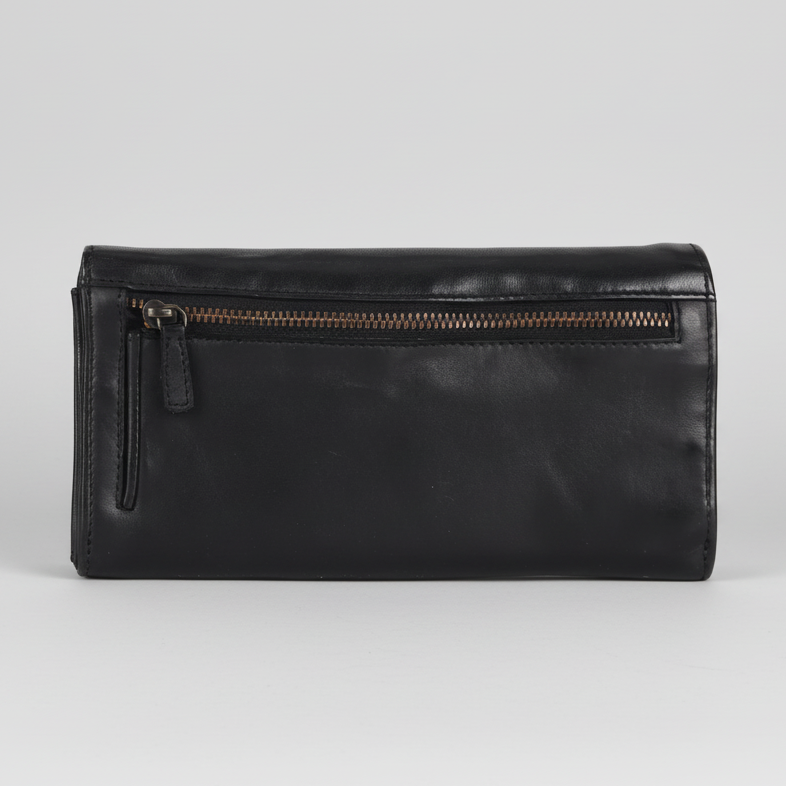 MET Women's Square Tab Leather Wallet-6