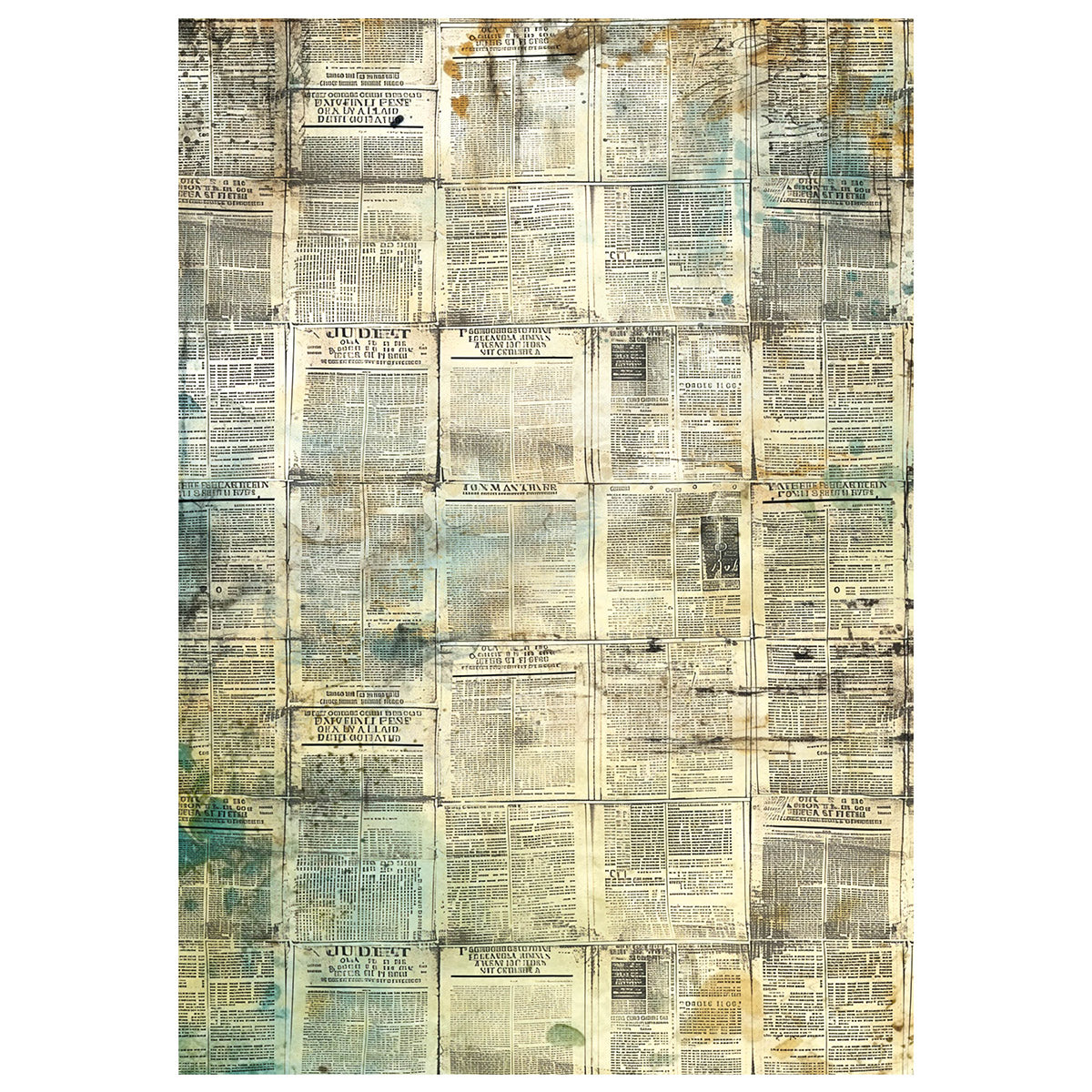 Papier de riz technique mixte A4, paquet de 4, Capsule temporelle-5