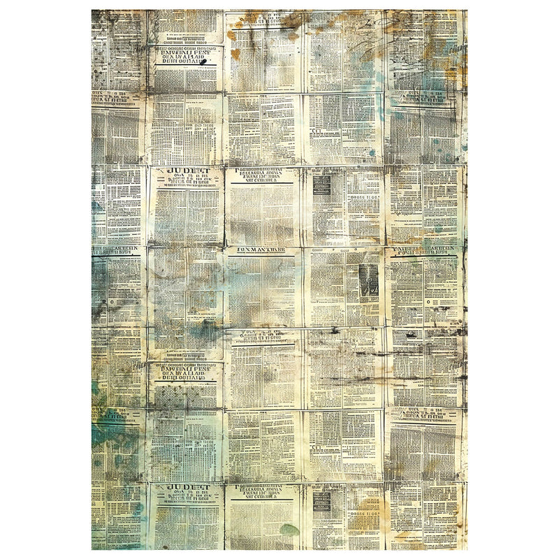 Papier de riz technique mixte A4, paquet de 4, Capsule temporelle-5
