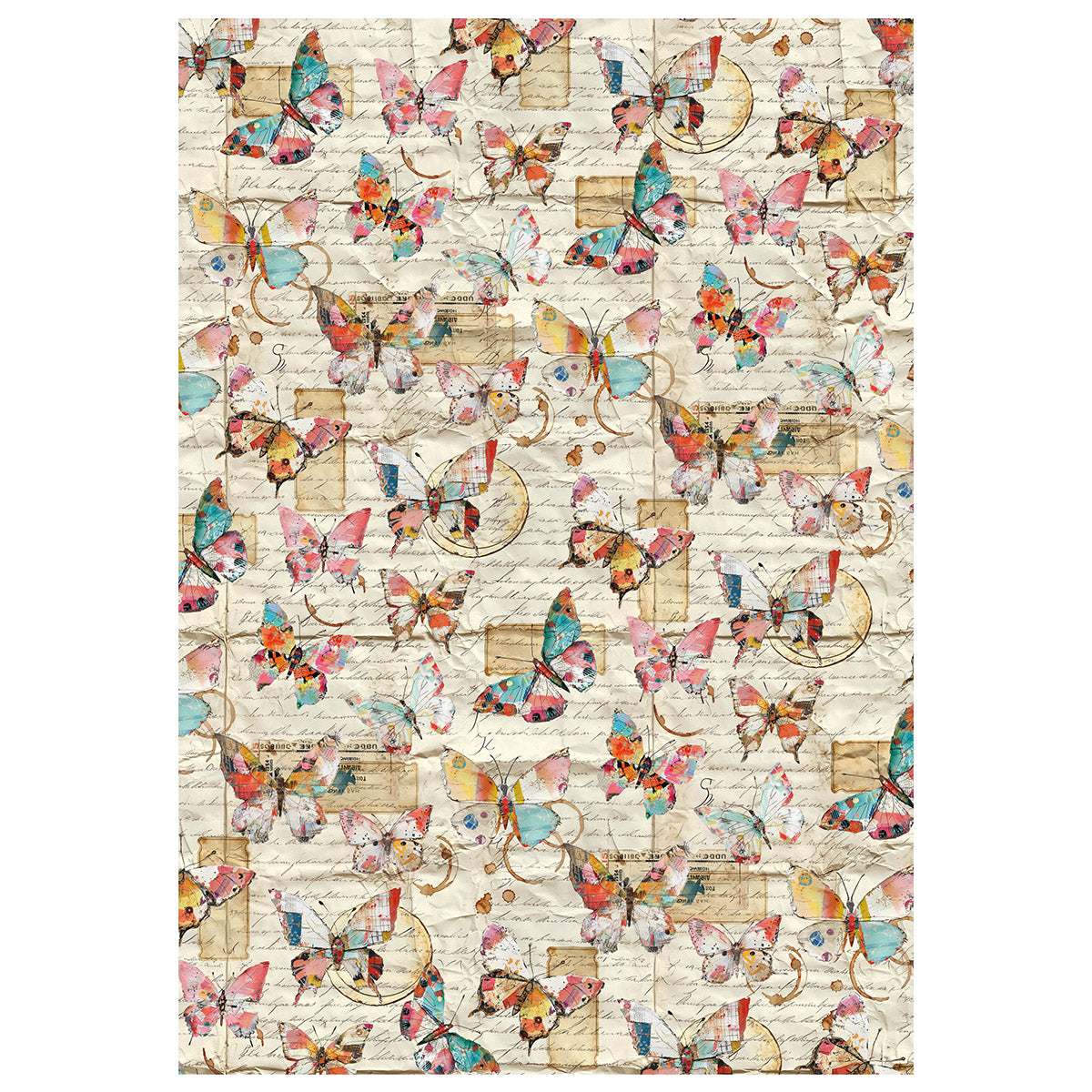 Papier de riz technique mixte A4, paquet de 4, Quintessential-3