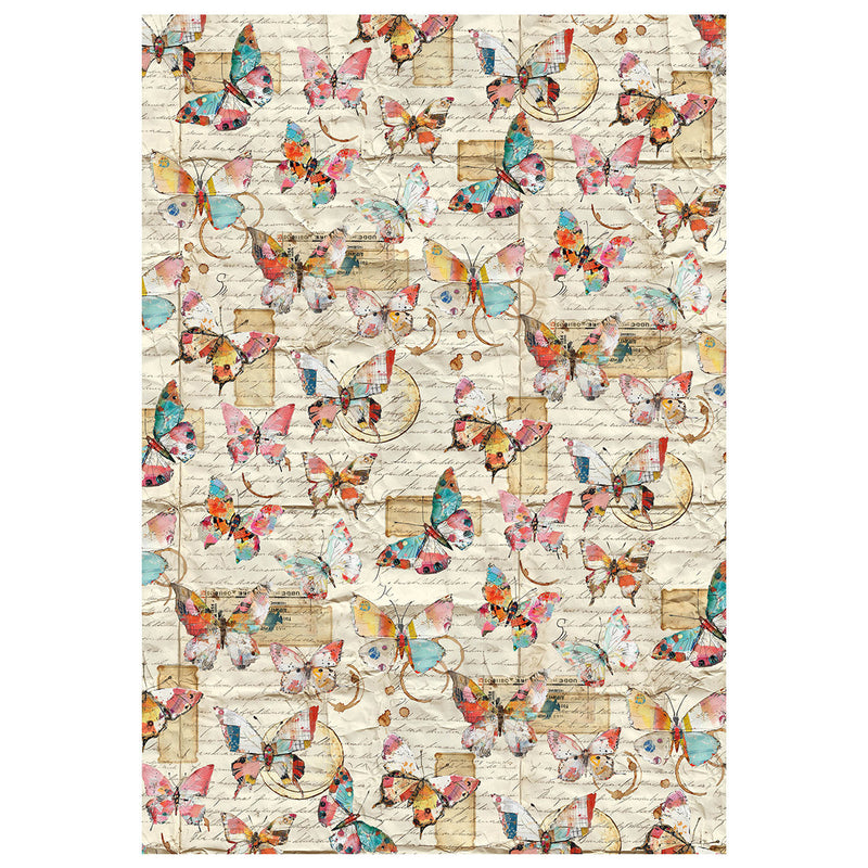 Papier de riz technique mixte A4, paquet de 4, Quintessential-3