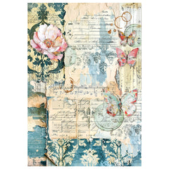 Papier de riz technique mixte A4, paquet de 4, Quintessential-4