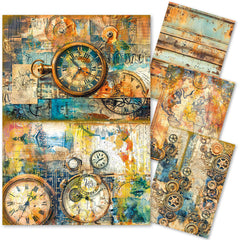 Techniques Mixtes Papier de Riz A4 Lot de 4 Loisirs d'Antan-1