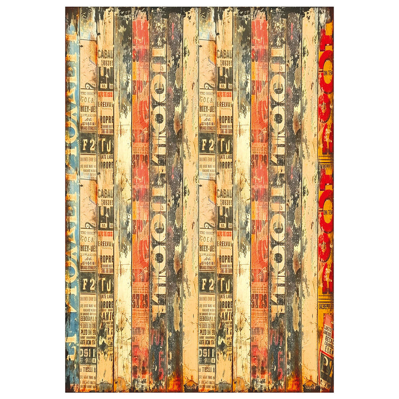 Papier de riz technique mixte A4, paquet de 4, collection Journey Ahead-4