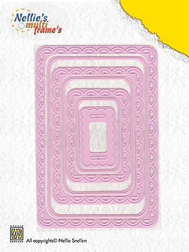 Multi Frame Dies - Rectangle (set of 7)-1