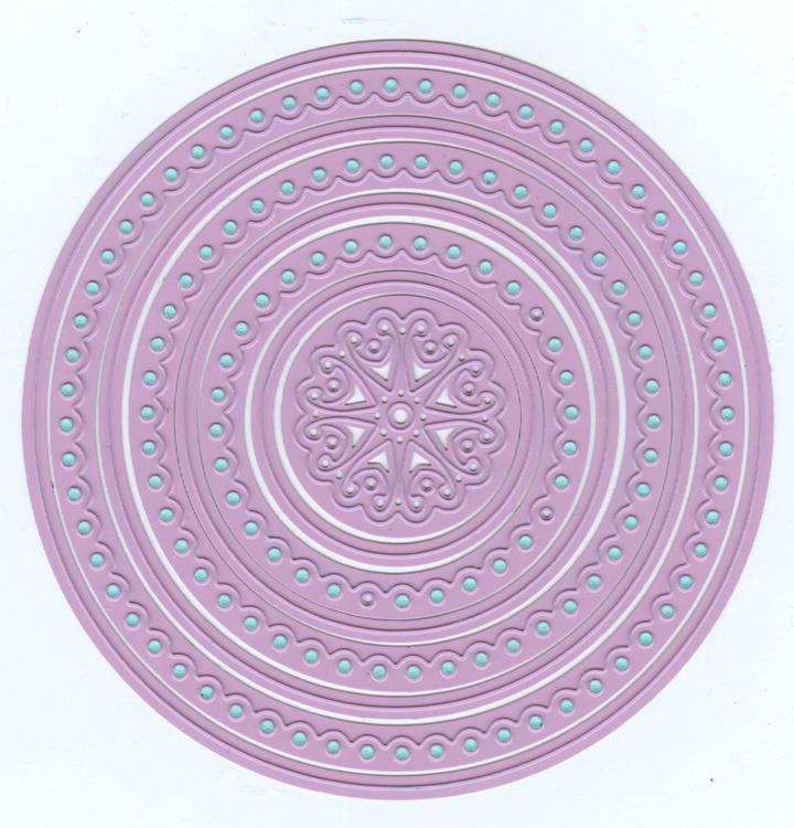 Multi Frame Dies "round scalloped"-1