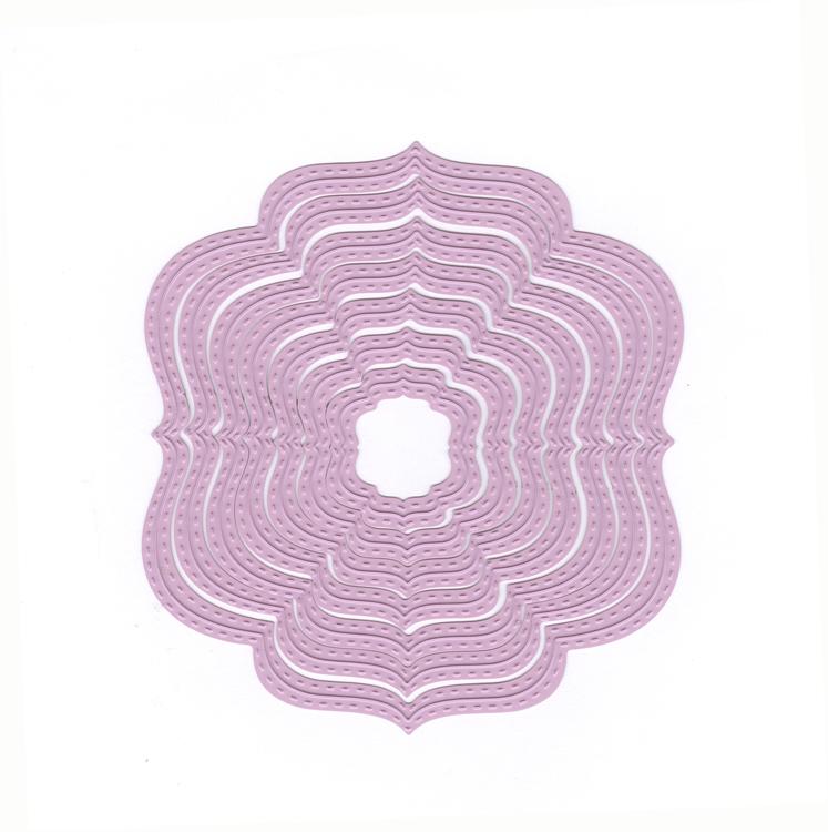 Multi Frame Dies "dotted ornamental-2"-2