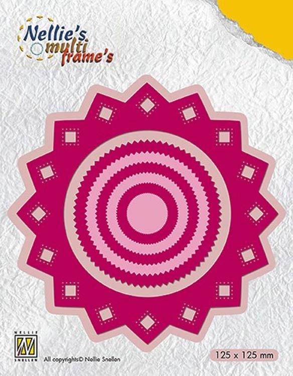 Nellie's Choice - Multi Frame Dies Rosette Sharp-1