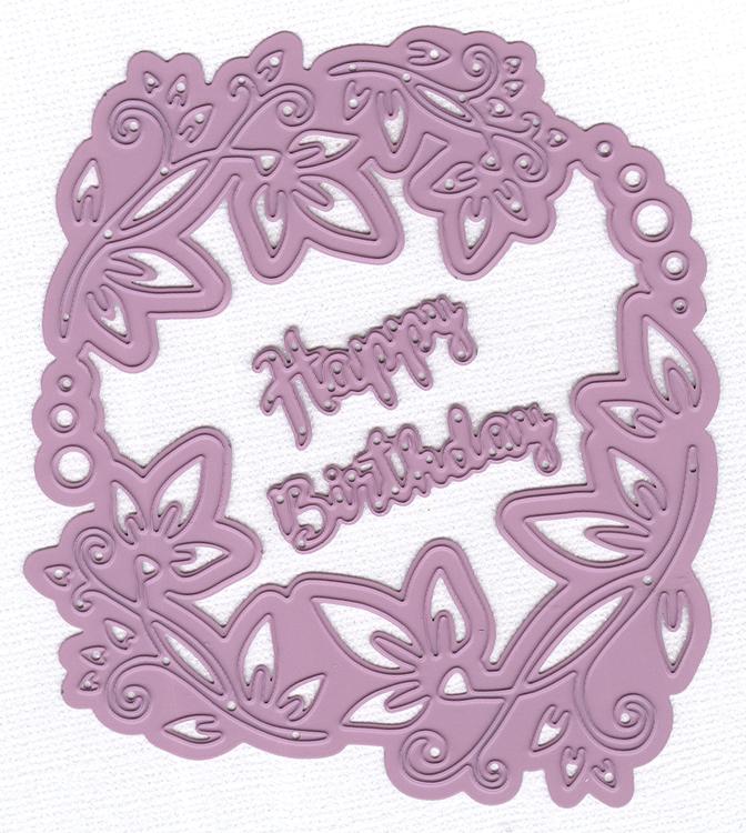 Nellies Choice Multi Frame Die - Happy Birthday-2