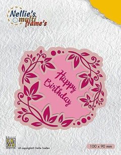 Nellies Choice Multi Frame Die - Happy Birthday-1