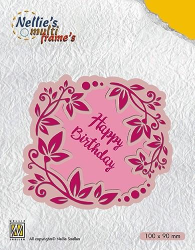 Nellies Choice Multi Frame Die - Happy Birthday-1