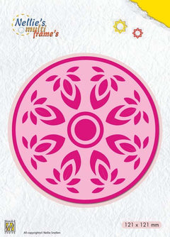 Nellie's Choice - Multi Frame Dies Kaleidoscope Flower-Circle-1