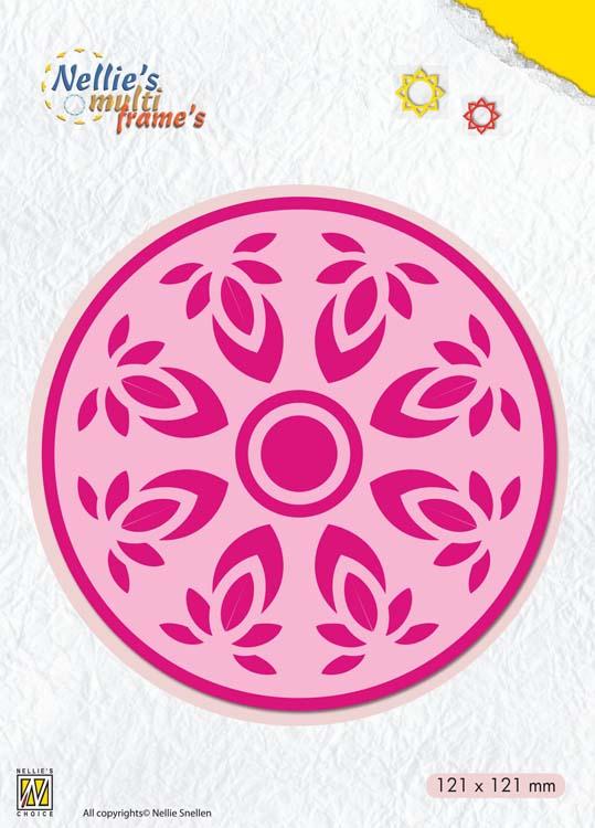 Nellie's Choice - Multi Frame Dies Kaleidoscope Flower-Circle-1