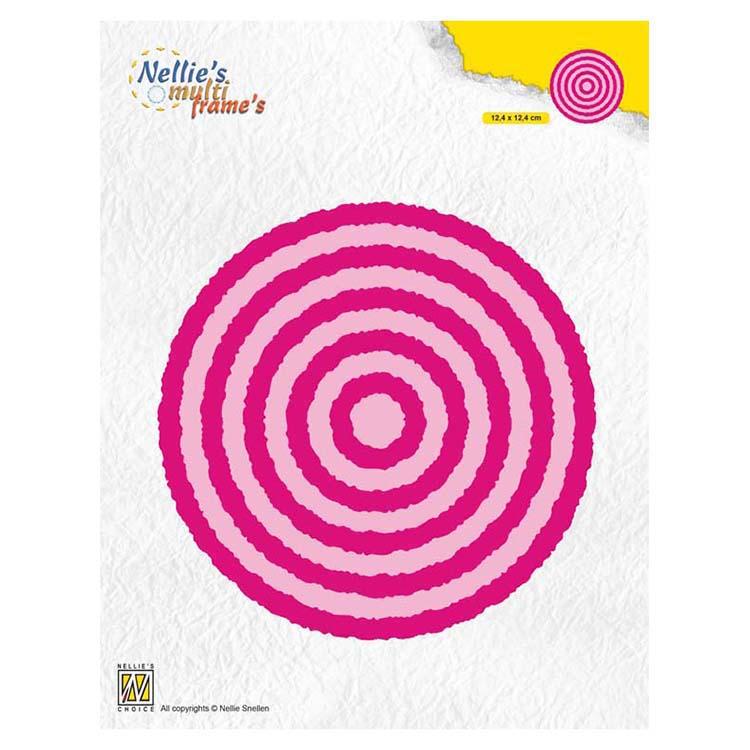 Nellie's Choice Multi Frame Dies Photo Frames Circles-1