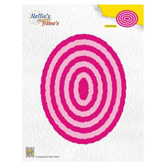 Nellie's Choice Multi Frame Dies Photo Frames Ovals-1