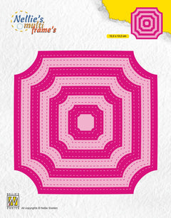 Multiframe Die Block Die Stitched Cornerless Squares-1