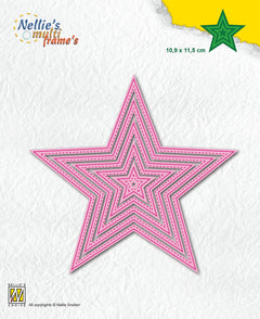 Multi Frame Dies - 5 Point Stars-1