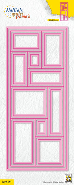 Nellie's Choice Multi Frame - Slim-Line Die - Quilt-1-1