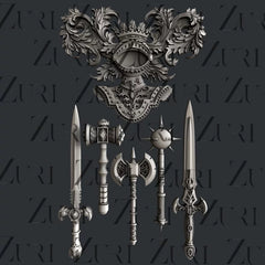 Zuri Designs Medieval Gear-1
