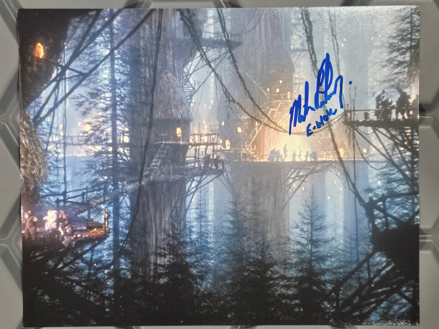 Star Wars – Ewok Village Autographed Photo | Signed by Mike Henbury