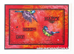 Marianne Design Cling Stamps Tiny's Birds 1-2