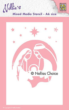 Stencil A6 Holy Family-1