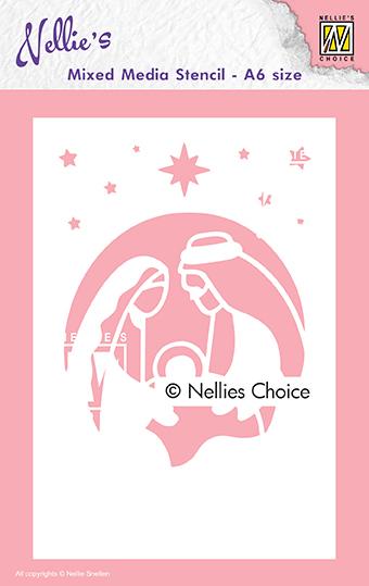 Stencil A6 Holy Family-1