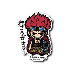 One Piece - Eustass Kid 1 Small Sticker (B-SIDE LABEL)-1