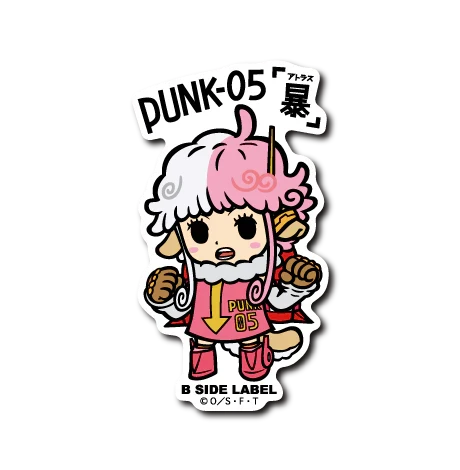 One Piece - Atlas PUNK-05 Small Sticker (B-SIDE LABEL)-1