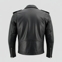 X Element Men's Leather Motorcycle Jacket-2