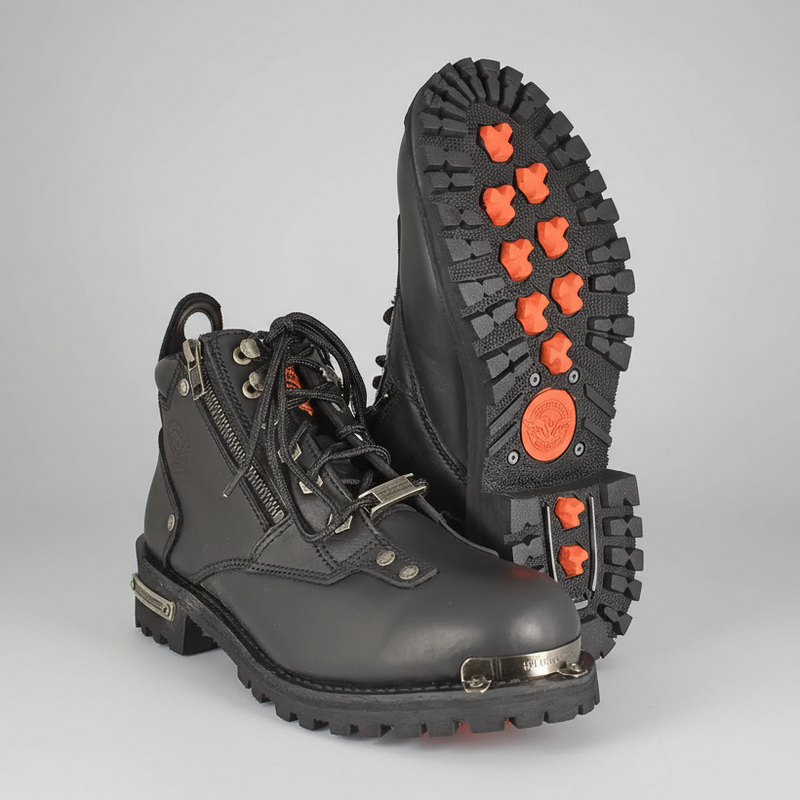 Milwaukee Leather Women's 6" Double Zip Motorcycle Boots-1