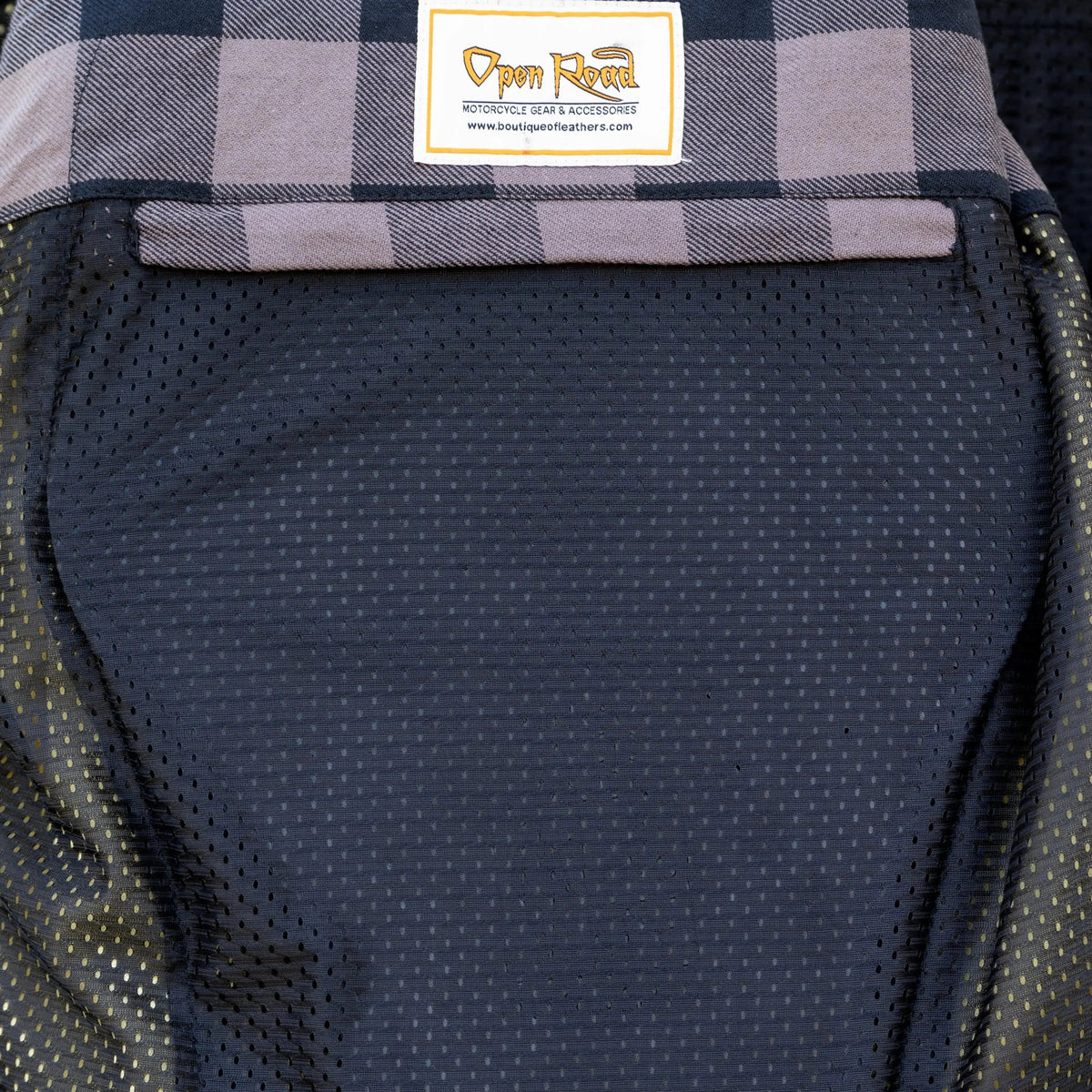 Men's Armored Flannel Biker Shirt with Extra Protection-4