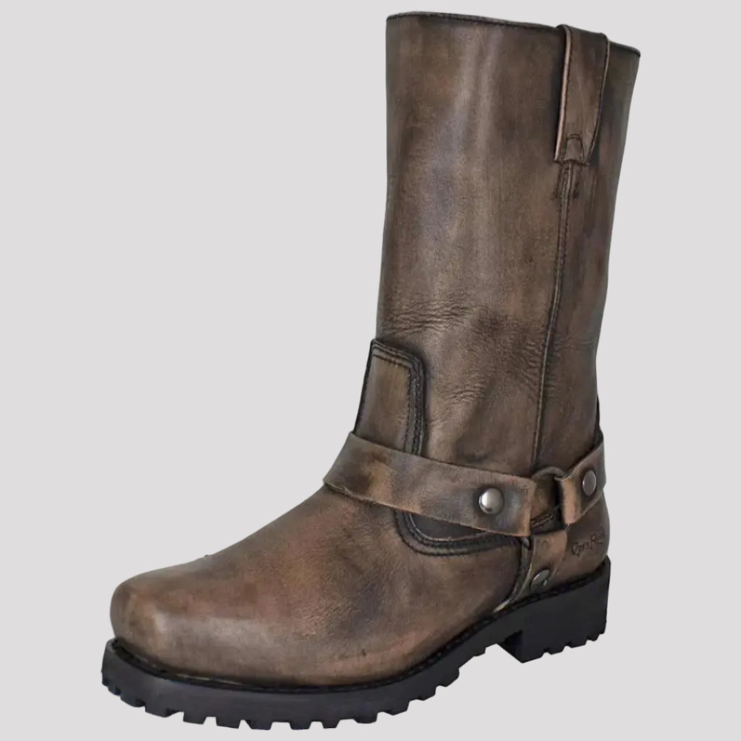 Open Road Men's Harness Motorcycle Boots-8