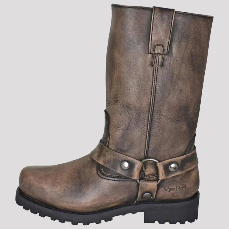 Open Road Men's Harness Motorcycle Boots-9