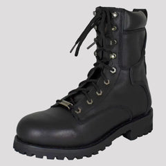 Open Road Men's 8" Quilted Motorcycle Boots-1