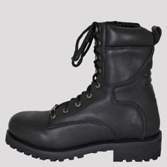 Open Road Men's 8" Quilted Motorcycle Boots-2